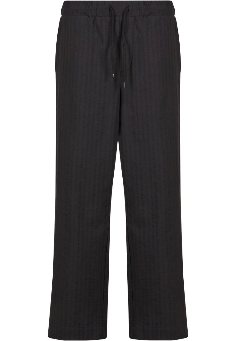 Loose Seersucker Pants -  - TTUTB7566 - 32