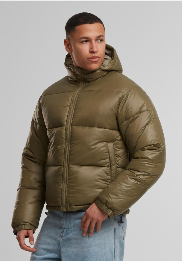 Shiny Puffer Jacket With Hood -  - TTUTB7585 - 511