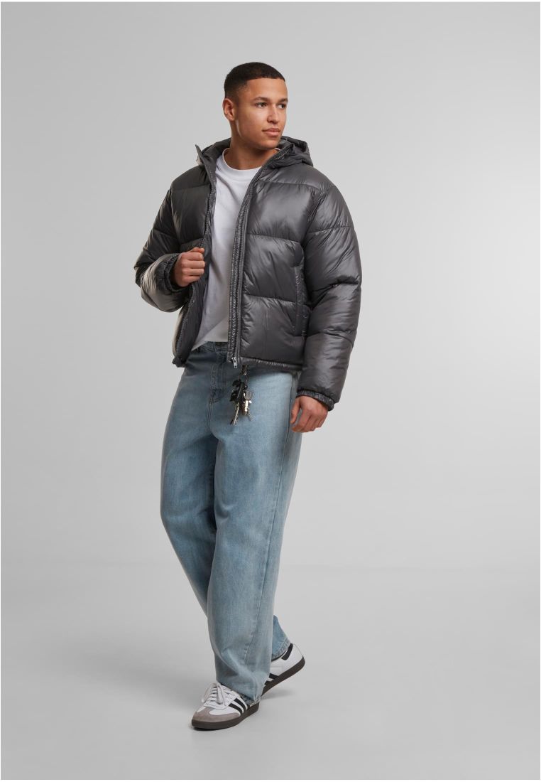 Shiny Puffer Jacket With Hood - - TTUTB7585 - 756