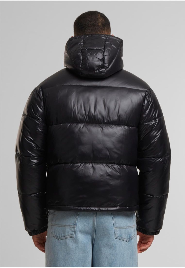Shiny Puffer Jacket With Hood - - TTUTB7585 - 4