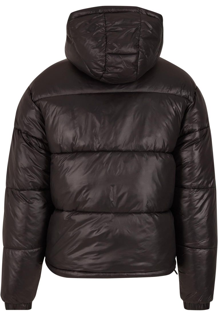 Shiny Puffer Jacket With Hood - - TTUTB7585 - 40