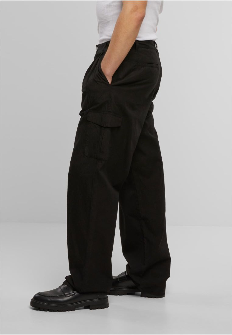 Wide Pleated Cargo Pants -  - TTUTB7604 - 4