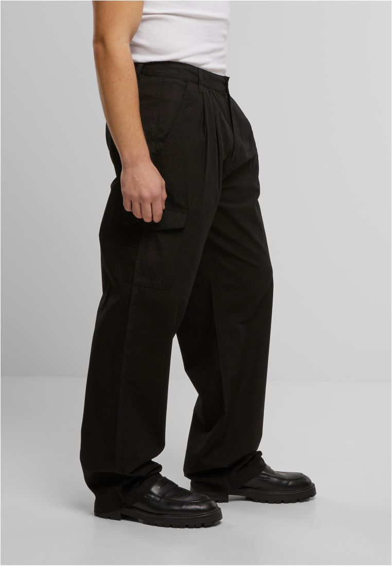 Wide Pleated Cargo Pants -  - TTUTB7604 - 6