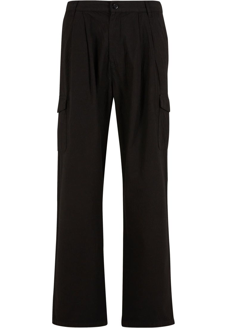 Wide Pleated Cargo Pants -  - TTUTB7604 - 9