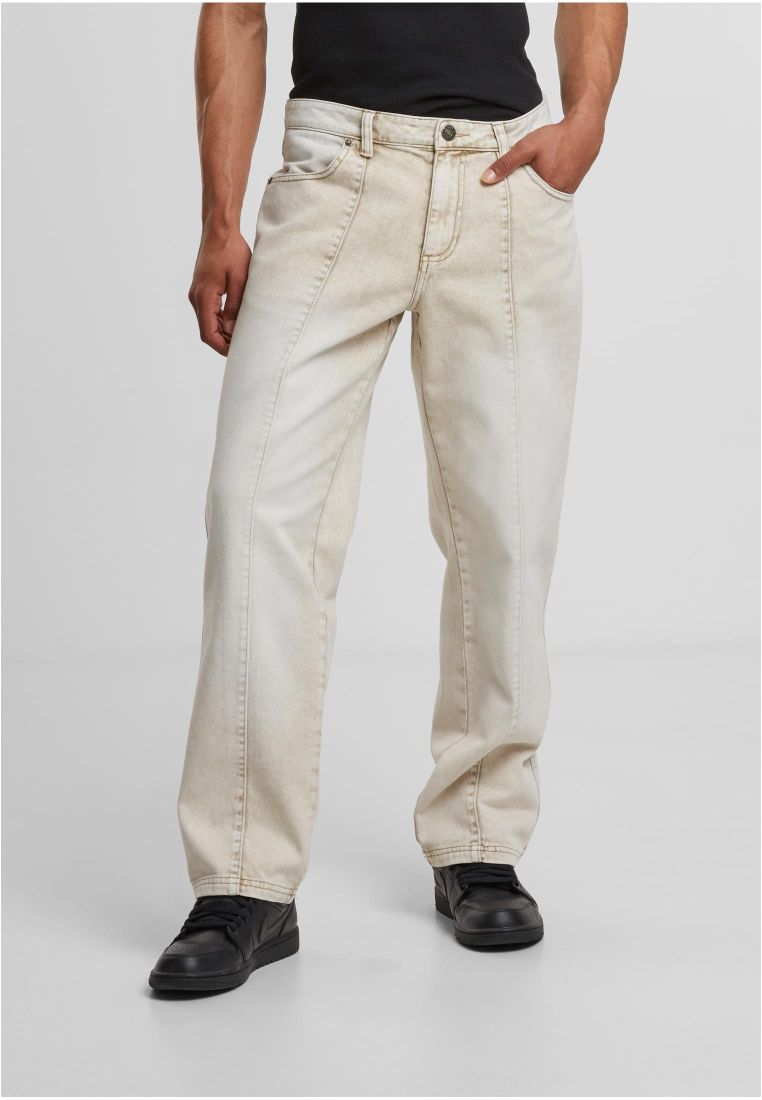 Wide Leg Denim With Dividing Seams -  - TTUTB7605 - 361