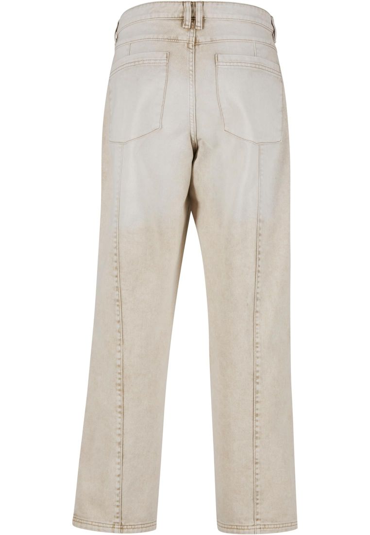 Wide Leg Denim With Dividing Seams -  - TTUTB7605 - 370