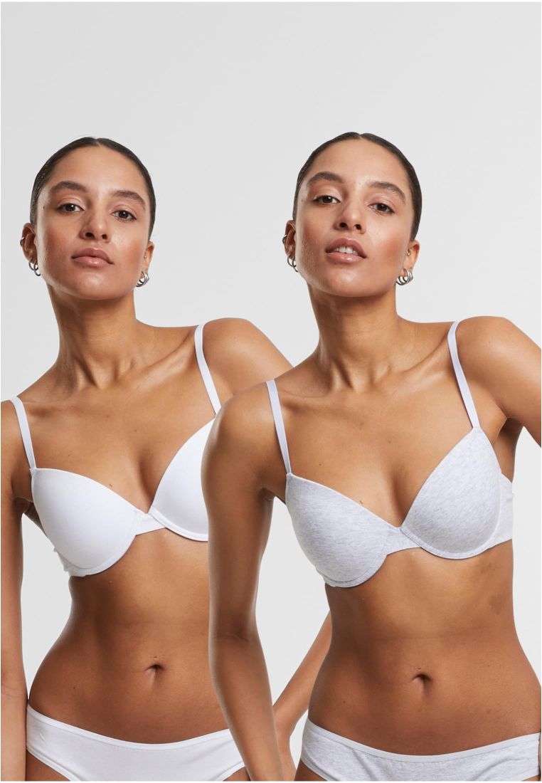 Ladies Basic Cotton Bra 2-Pack - - TTUTB7652A - 1354