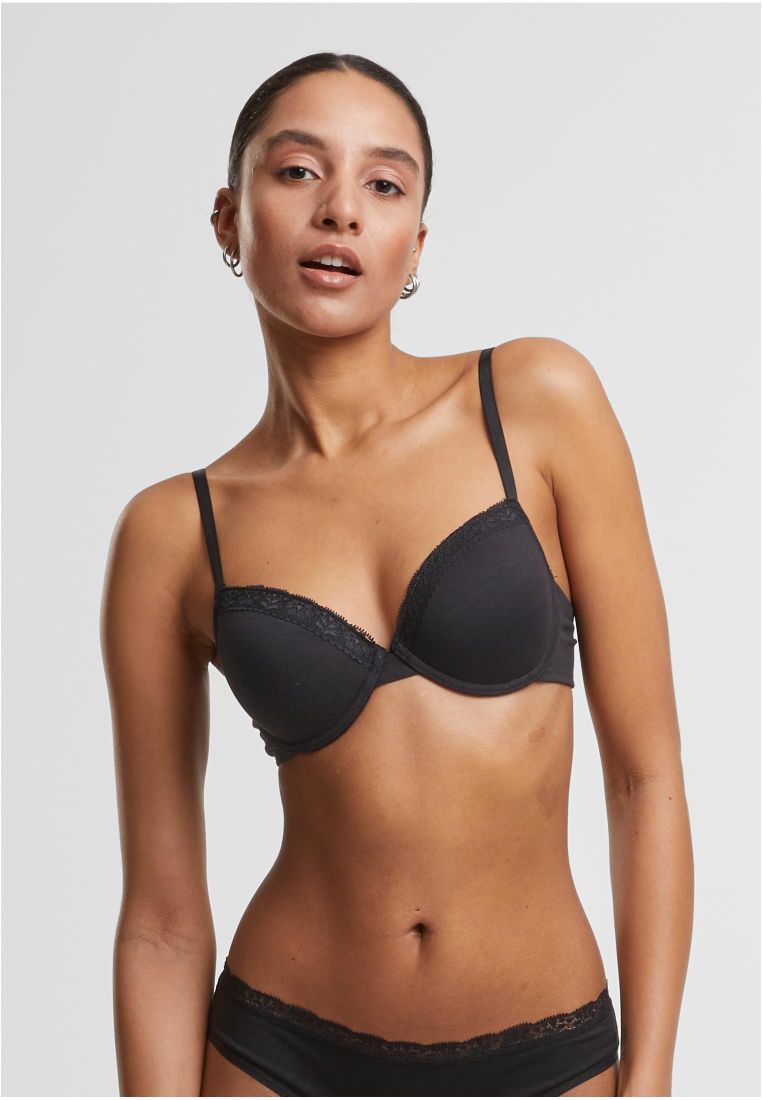 Ladies Basic Cotton Bra Lace 2-Pack -  - TTUTB7653A - 691