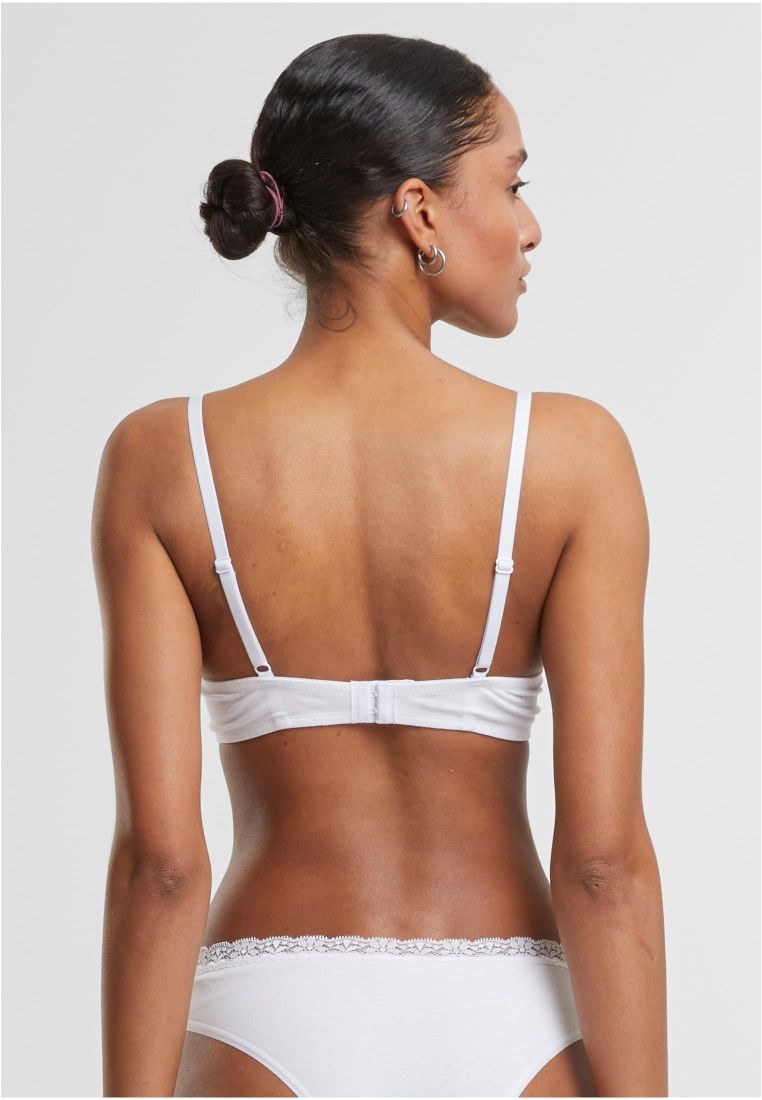 Ladies Basic Cotton Bra Lace 2-Pack -  - TTUTB7653A - 366