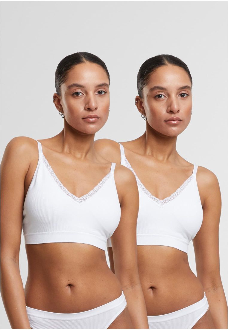 Ladies Padded Rip Bra 2-Pack - - TTUTB7657A - 3