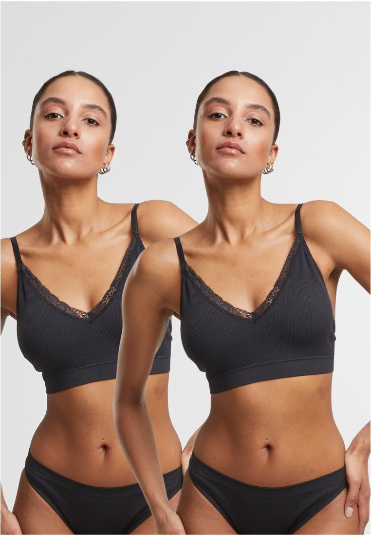 Ladies Padded Rip Bra 2-Pack - - TTUTB7657A - 334