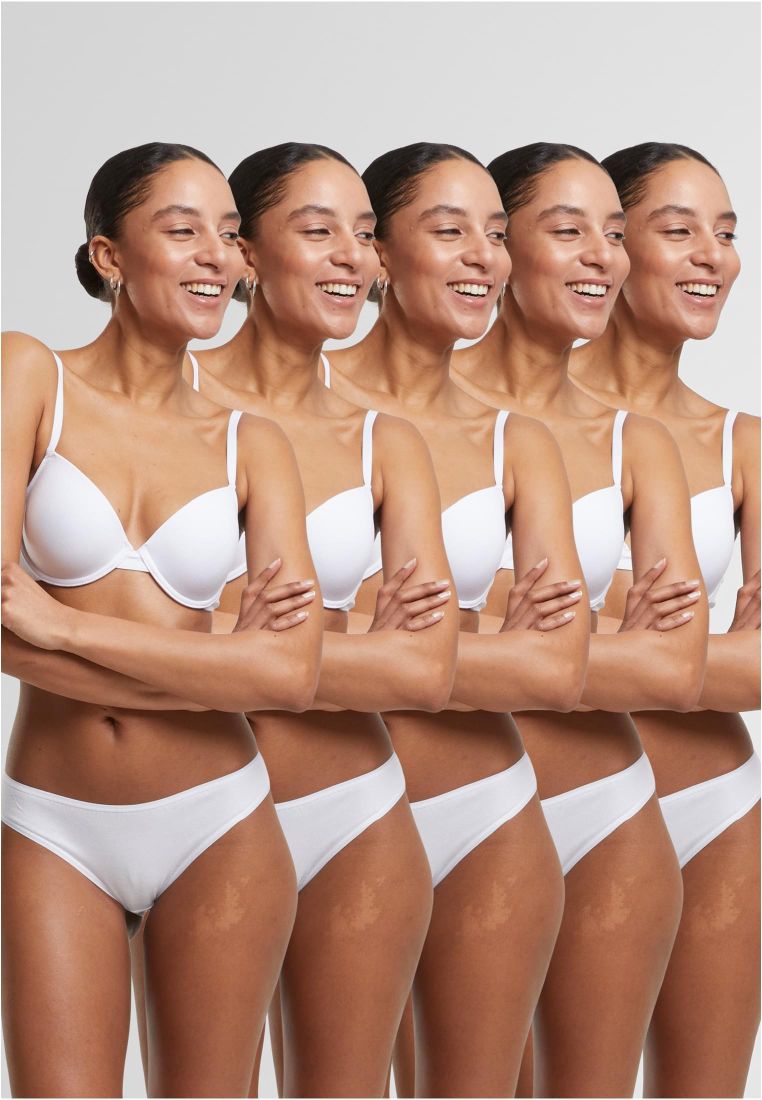 Ladies Basic Cotton Slip 5-Pack -  - TTUTB7658C - 184