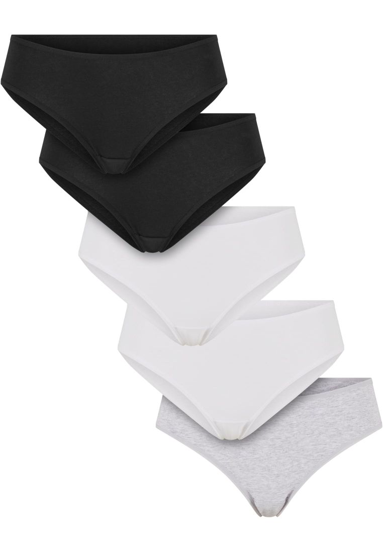 Ladies Basic Cotton Brazilian 5-Pack -  - TTUTB7659C - 7
