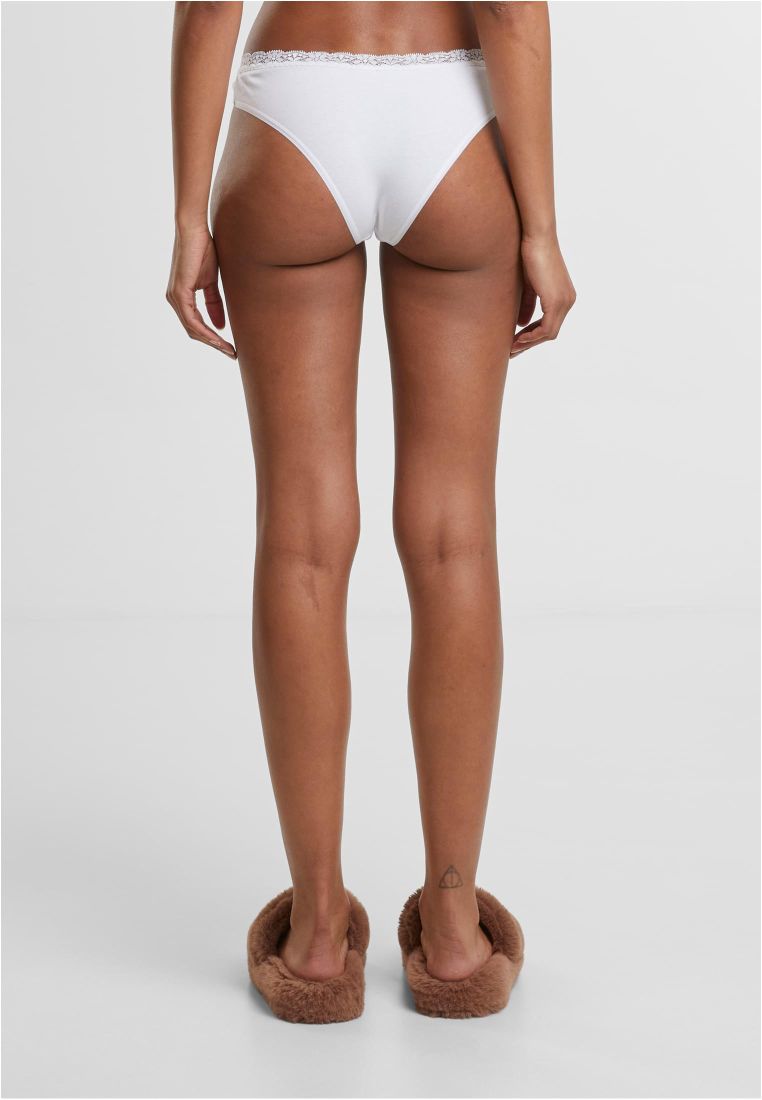 Ladies Basic Cotton Brazilian Lace 5-Pac -  - TTUTB7660C - 186