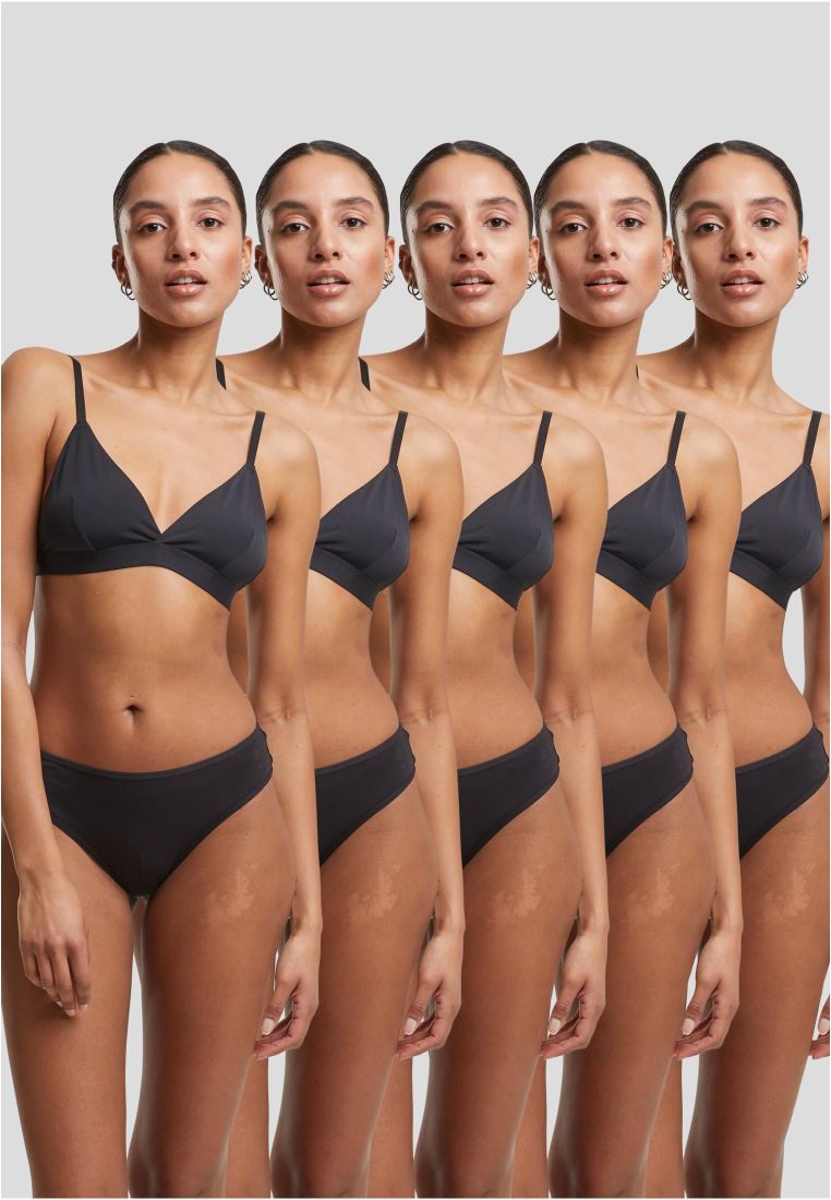 Ladies Bamboo Brazilian 5-Pack -  - TTUTB7661C - 3