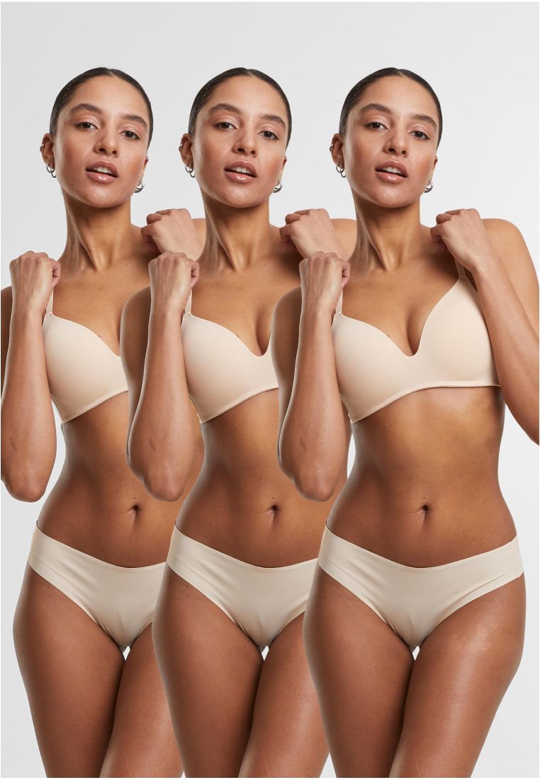 Ladies Lasercut Brazilian 3-Pack - - TTUTB7663B - 334