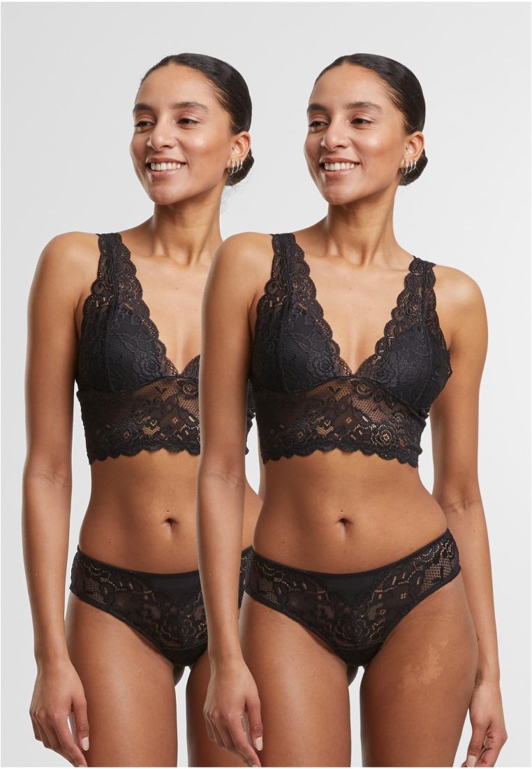 Ladies Allover Lace Brazilian 2-Pack - - TTUTB7664A - 334