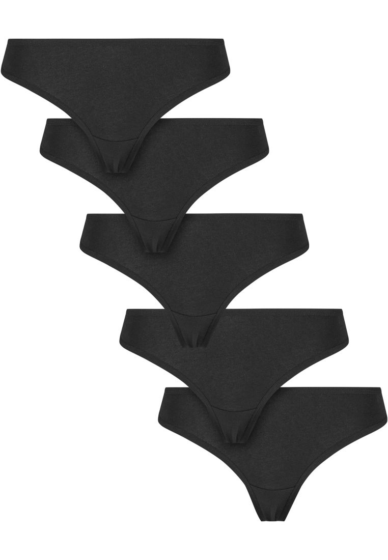 Ladies Basic Cotton Tanga 5-Pack -  - TTUTB7666C - 7