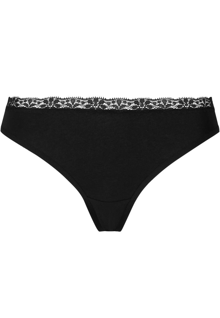 Ladies Basic Cotton Tanga Lace 5-Pack - - TTUTB7667C - 8