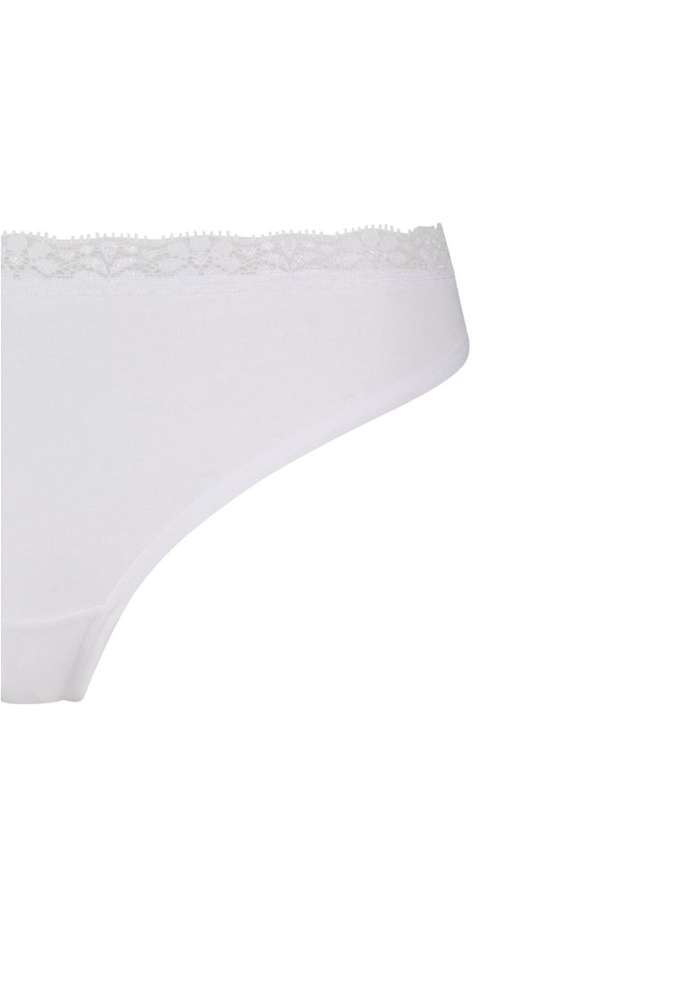 Ladies Basic Cotton Tanga Lace 5-Pack - - TTUTB7667C - 191