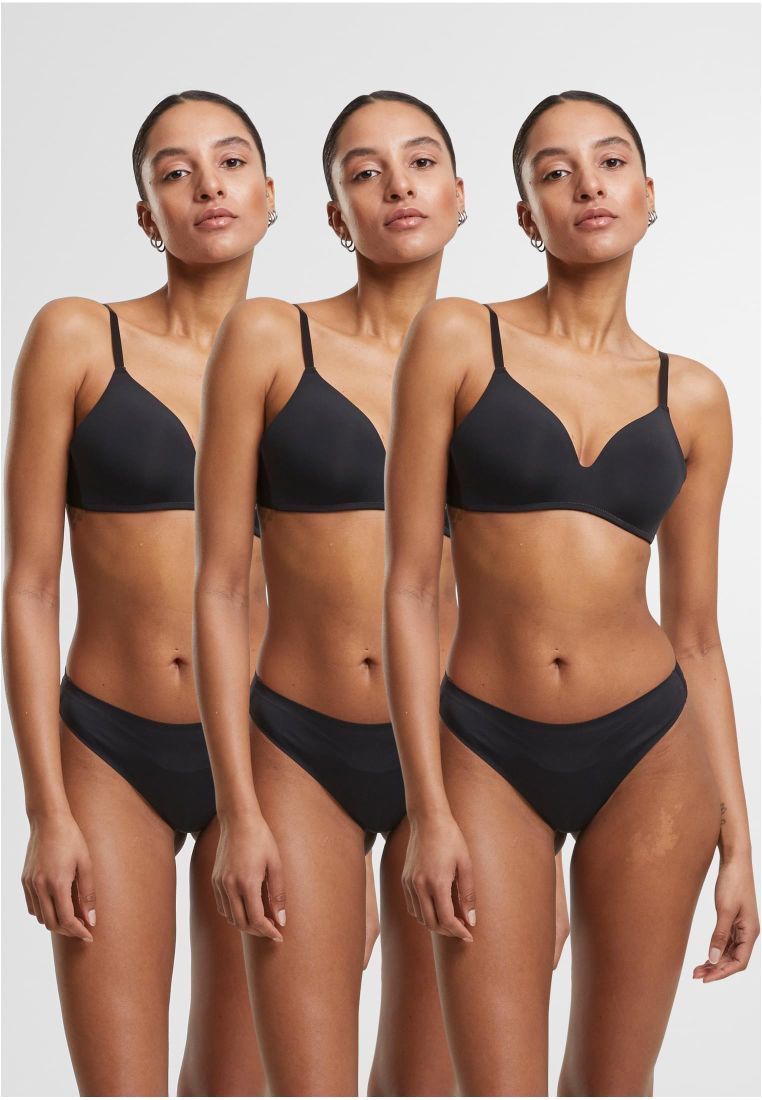 Ladies Bonded Tanga 3- Pack - - TTUTB7669B - 184