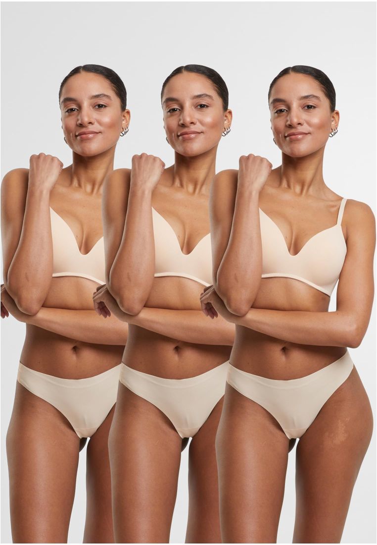 Ladies Lasercut Tanga 3-Pack - - TTUTB7670B - 334