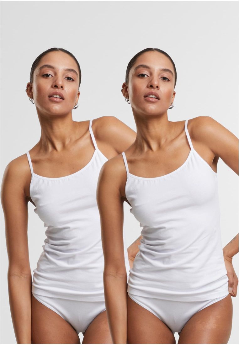 Ladies Basic Tank Top Cotton 2-Pack - - TTUTB7673A - 3