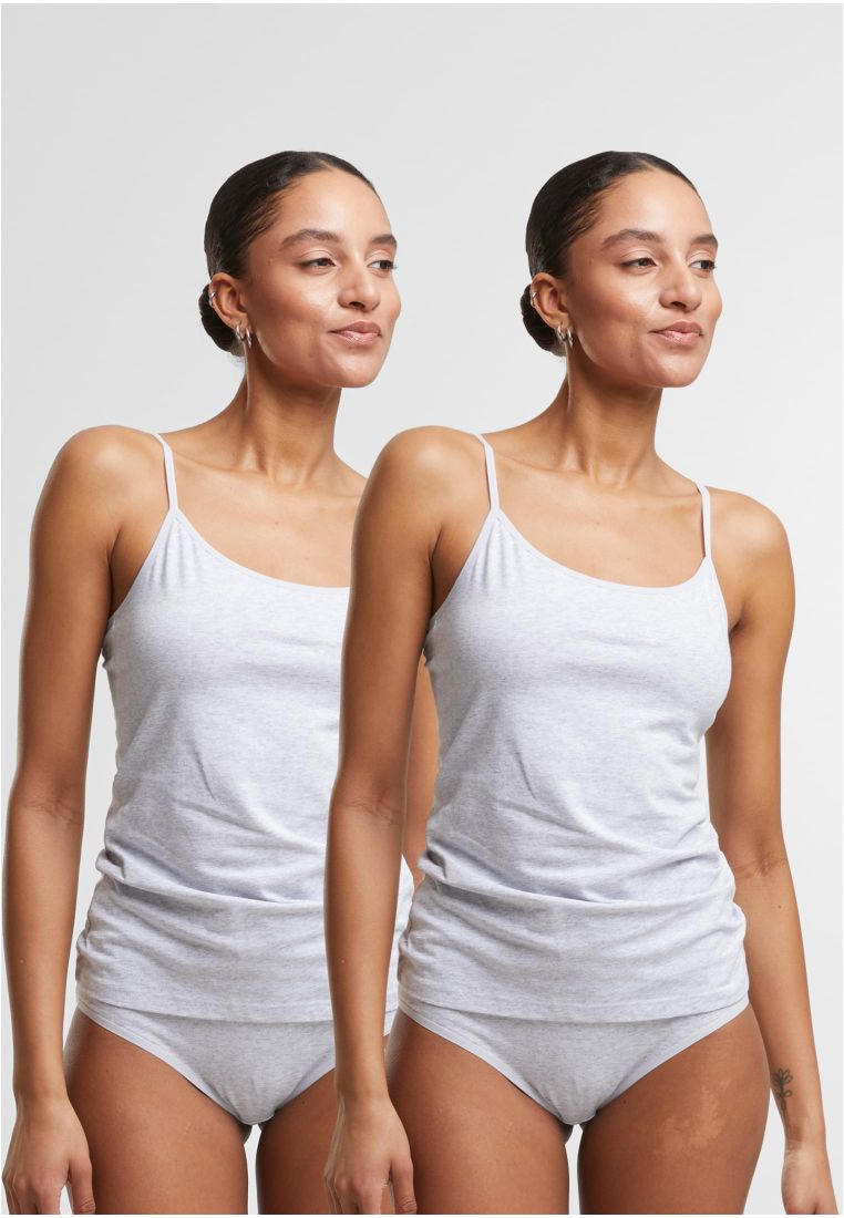Ladies Basic Tank Top Cotton 2-Pack - - TTUTB7673A - 484