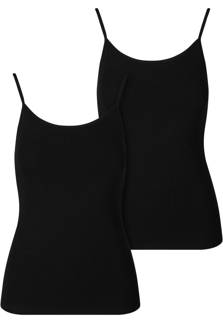 Ladies Basic Tank Top Cotton 2-Pack - - TTUTB7673A - 338