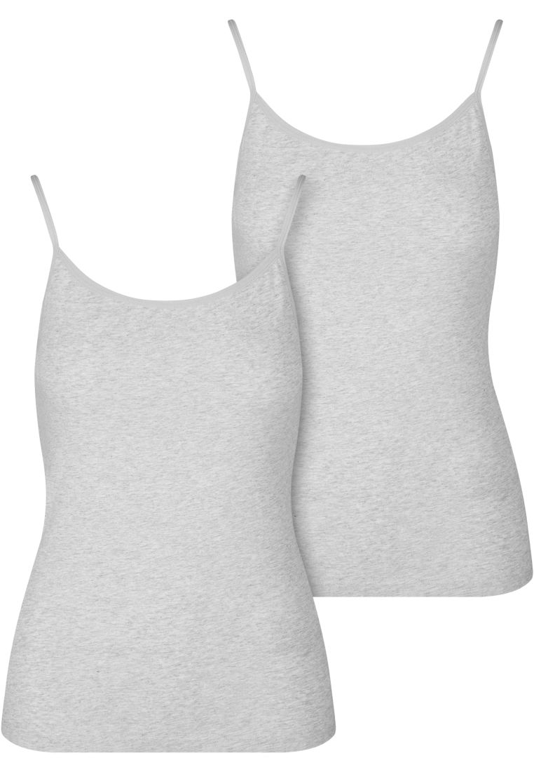 Ladies Basic Tank Top Cotton 2-Pack - - TTUTB7673A - 488