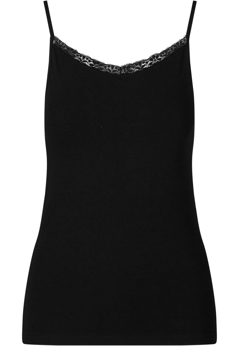 Ladies Basic Tank Top Cotton Lace 2-Pack -  - TTUTB7674A - 32