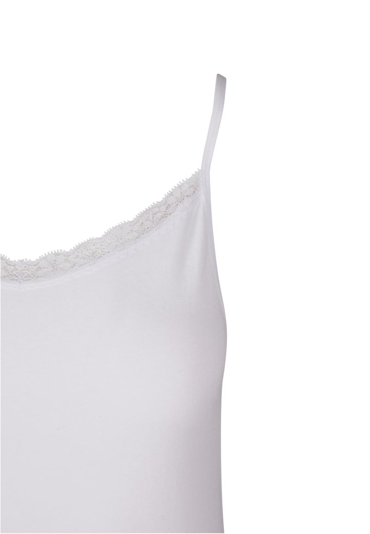 Ladies Basic Tank Top Cotton Lace 2-Pack -  - TTUTB7674A - 191