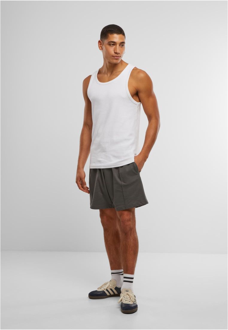 Heavy Jersey Pintuck Track Shorts -  - TTUTB7691 - 7
