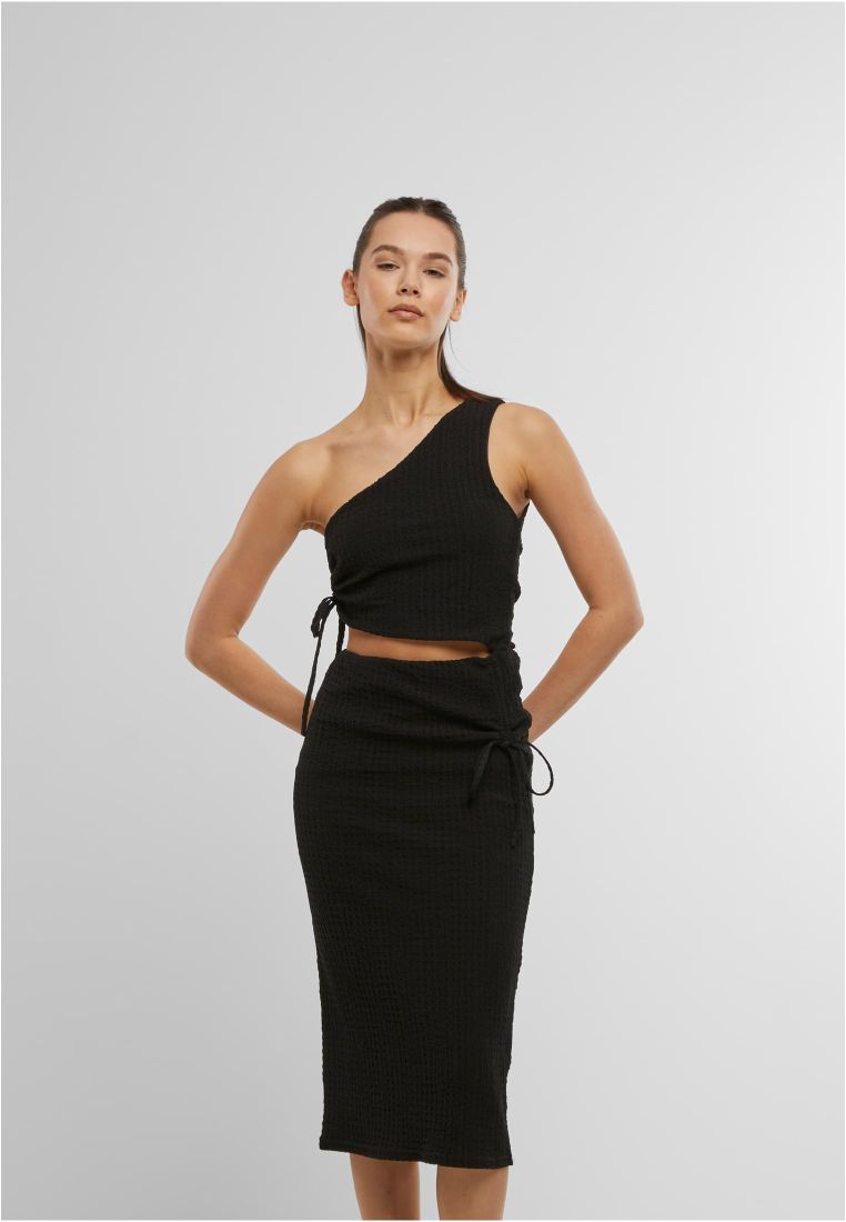 Ladies Cut Out Jersey Dress -  - TTUTB7706 - 1