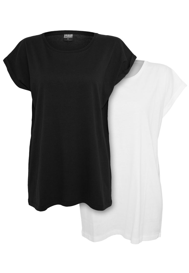 Ladies Extended Shoulder Tee 2-Pack - Naisten T-paidat ja Topit - TTUTB771A - 124
