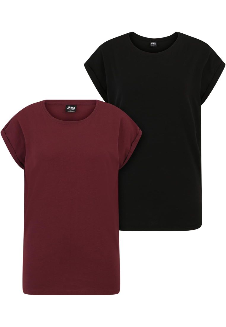 Ladies Extended Shoulder Tee 2-Pack - Naisten T-paidat ja Topit - TTUTB771A - 847