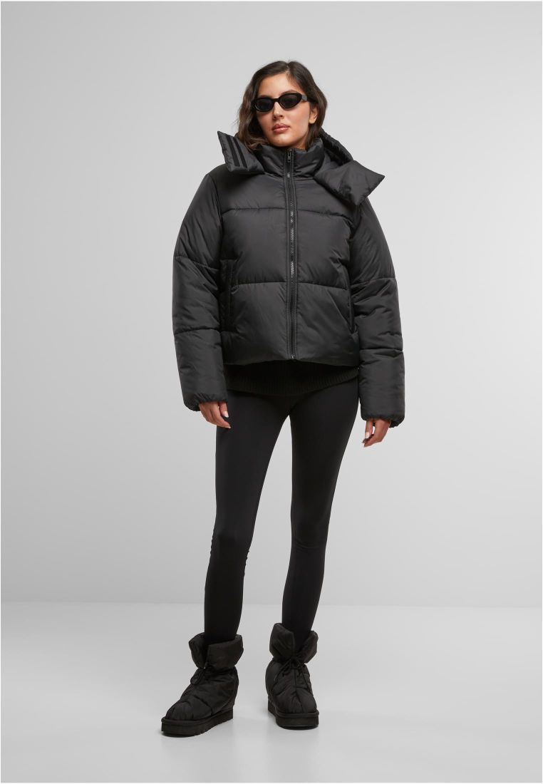 Ladies Hooded Collar Puffer Jacket - - TTUTB7797 - 36