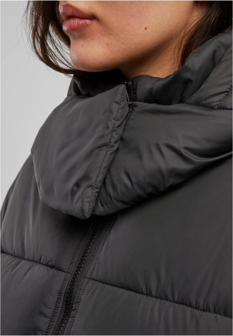Ladies Hooded Collar Puffer Jacket - - TTUTB7797 - 38