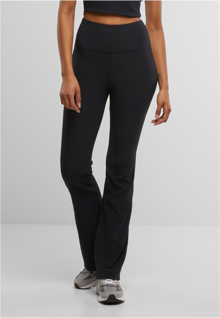 Ladies Flared Leggings Rib -  - TTUTB7801 - 1