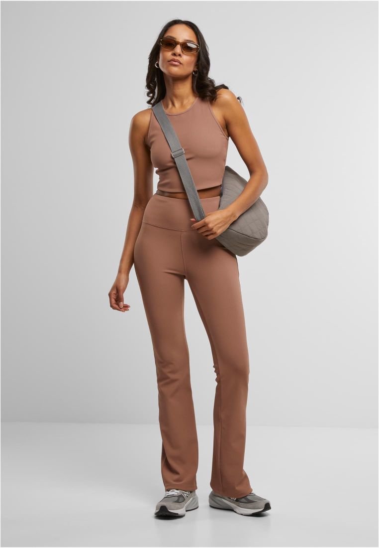 Ladies Flared Leggings Rib - - TTUTB7801 - 188