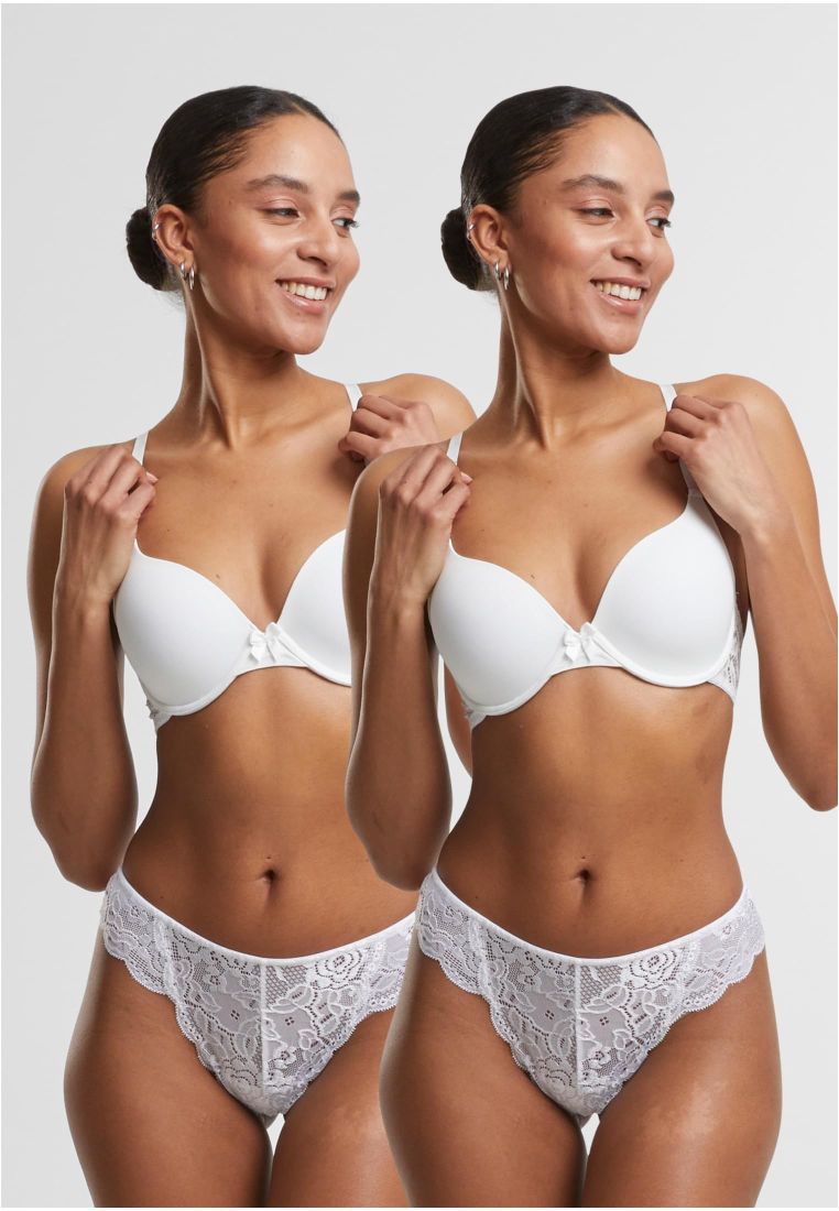 Ladies Allover Lace Tanga 2-Pack -  - TTUTB7847A - 3