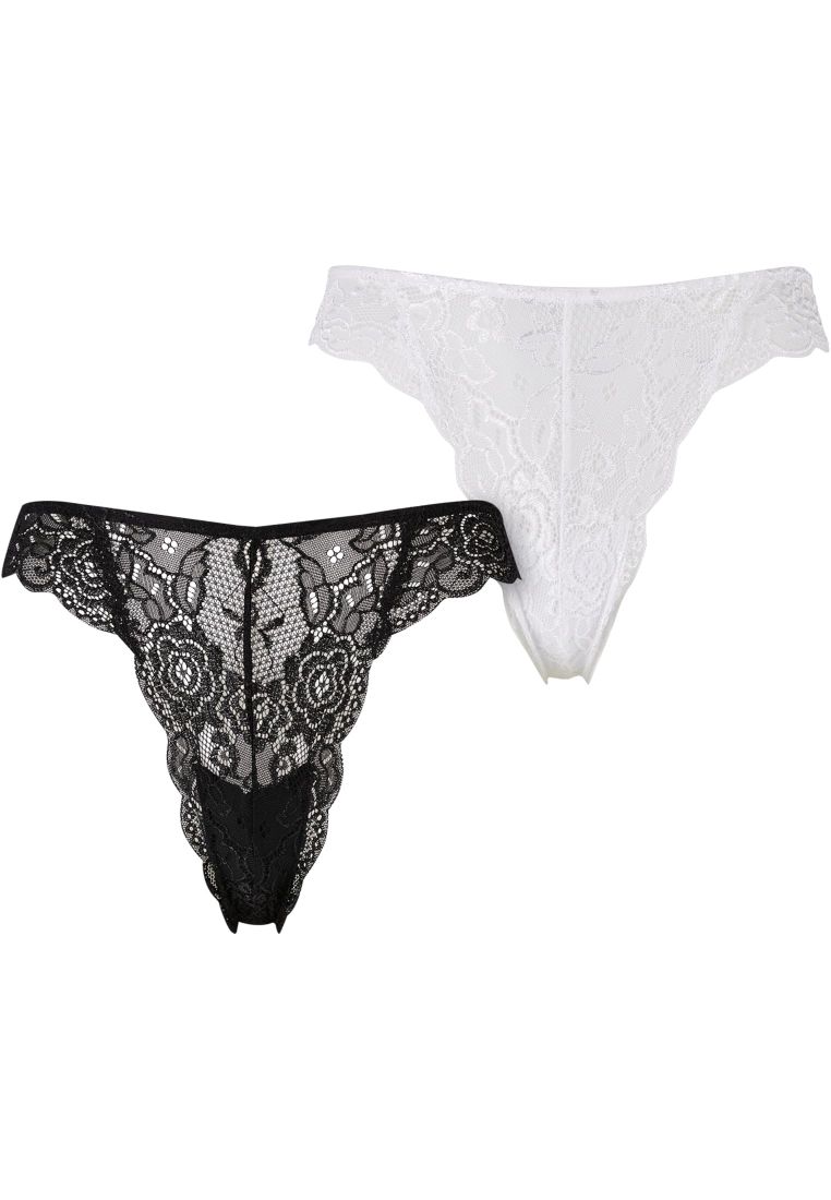 Ladies Allover Lace Tanga 2-Pack -  - TTUTB7847A - 35
