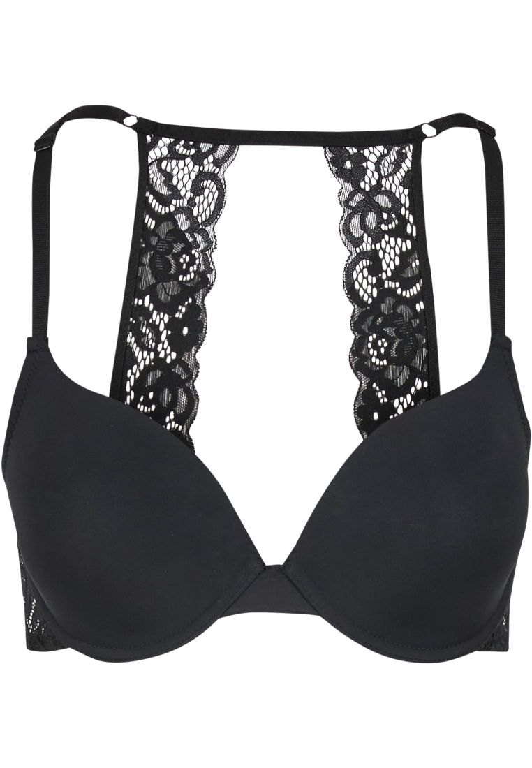 Ladies Padded Bra with Lace at Back -  - TTUTB7848 - 32
