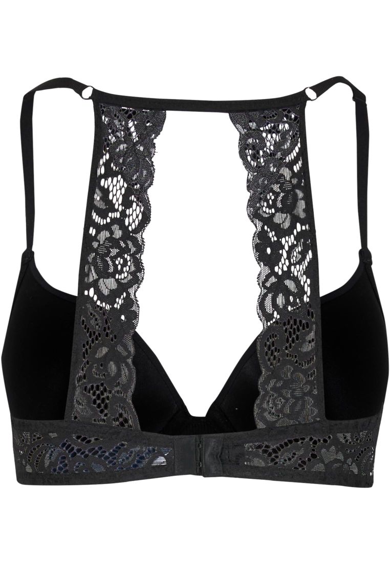 Ladies Padded Bra with Lace at Back -  - TTUTB7848 - 35