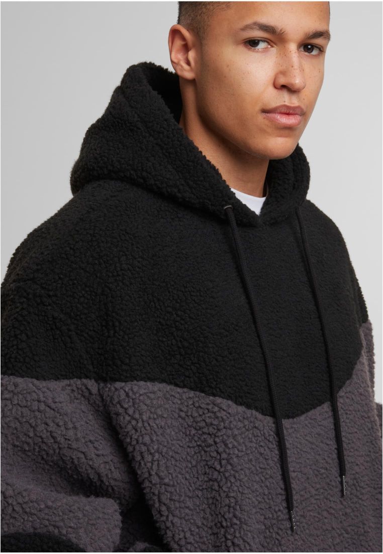 Weavy Colorblock Teddy Hoodie - - TTUTB7924 - 6