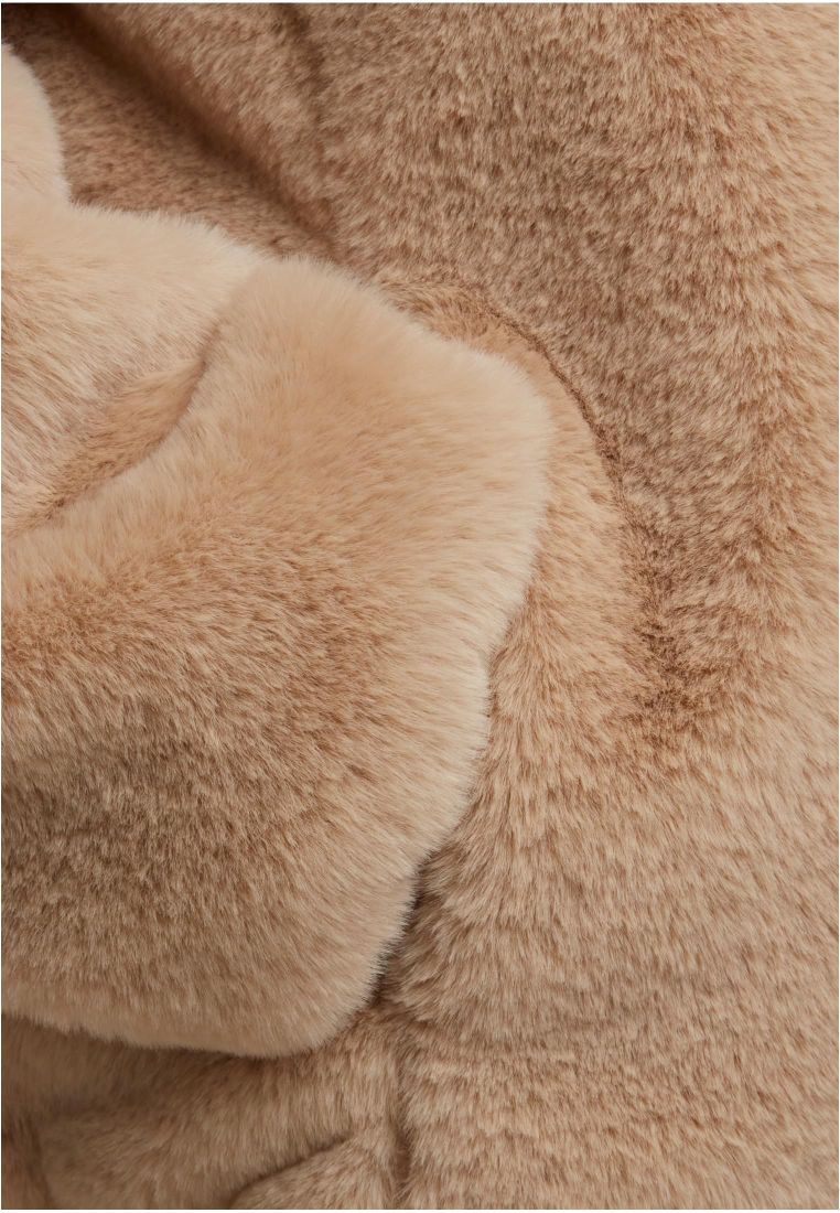 Full Zip Faux Fur Hoodie - - TTUTB7932 - 188