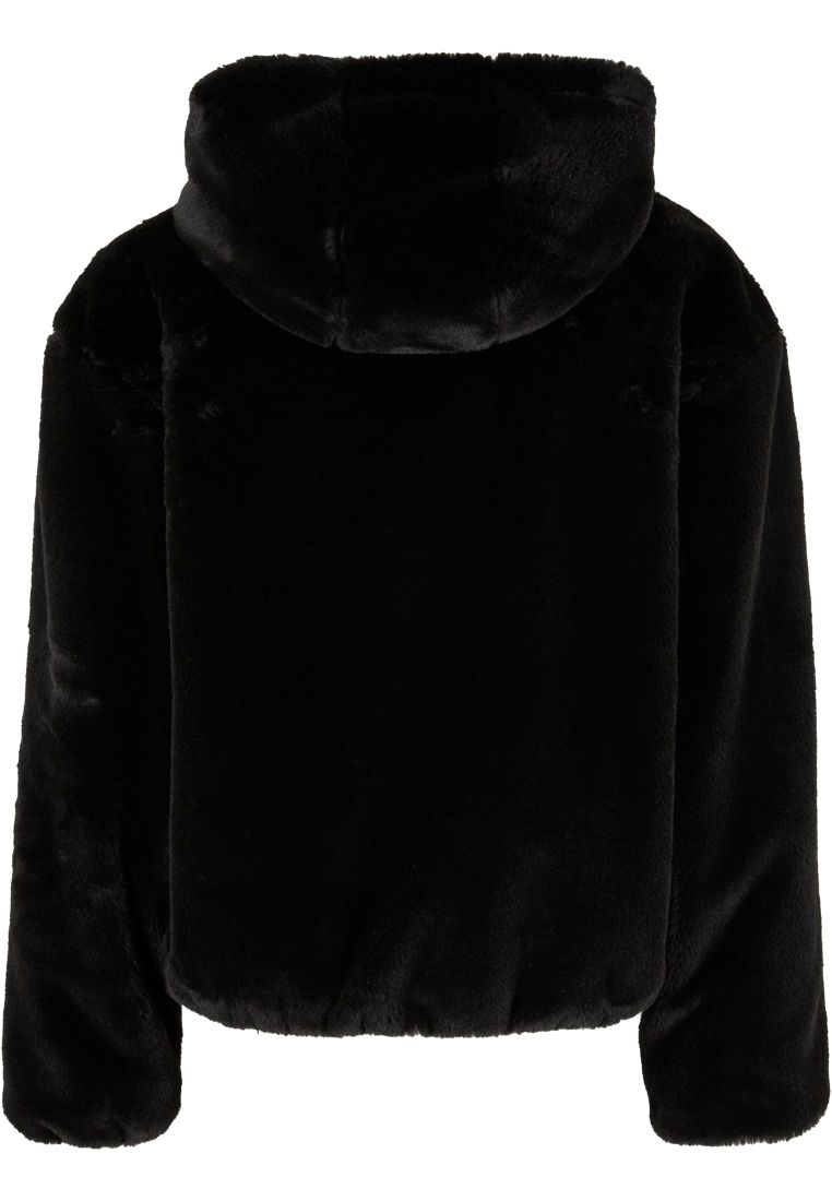 Full Zip Faux Fur Hoodie - - TTUTB7932 - 40