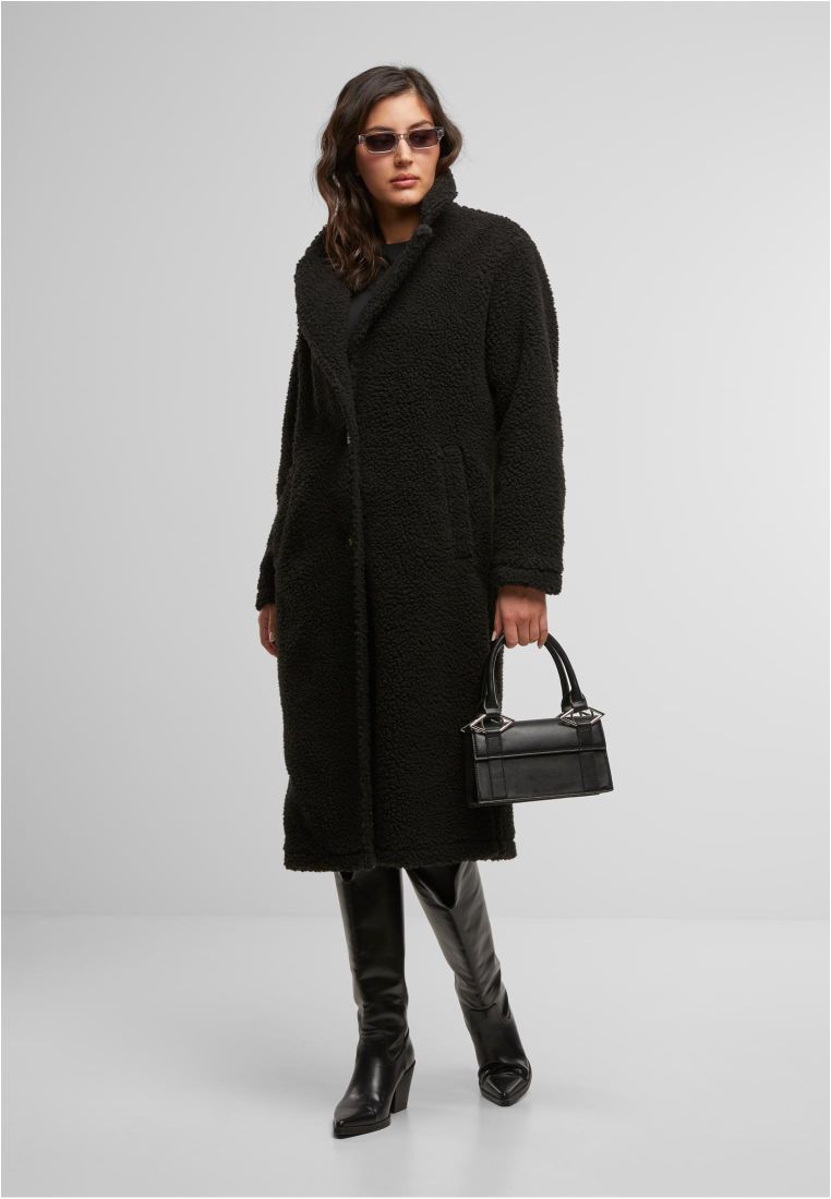 Ladies Teddy Long Coat -  - TTUTB7936 - 5