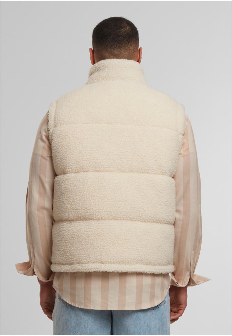 Basic Teddy Puffer Vest - - TTUTB7939 - 515