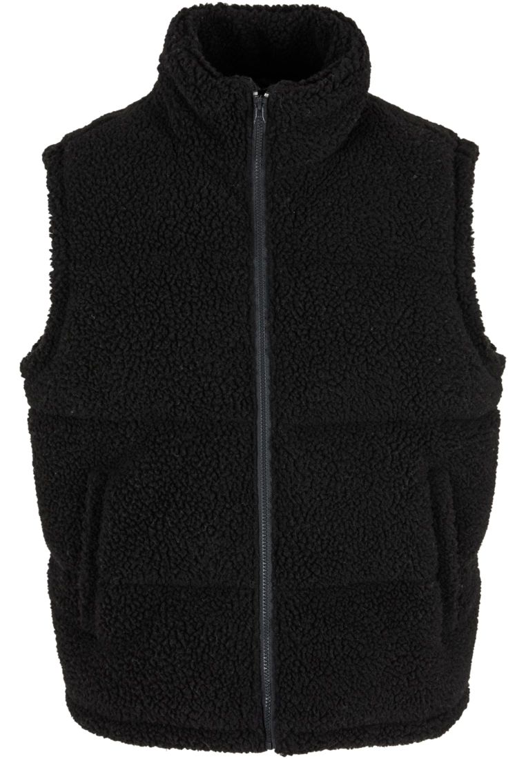 Basic Teddy Puffer Vest -  - TTUTB7939 - 32